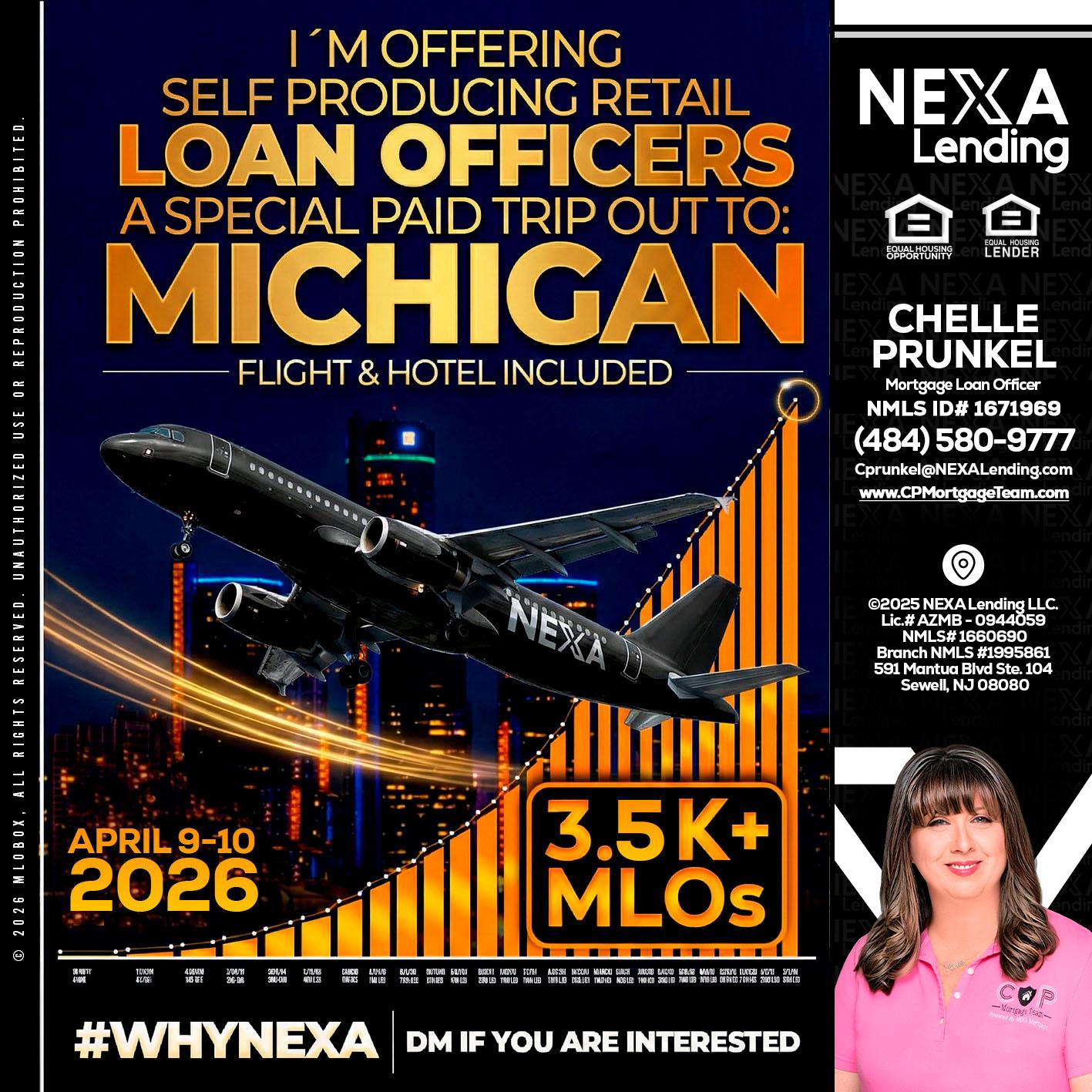 3.5K - Chelle Prunkel -Senior Mortgage Loan Officer