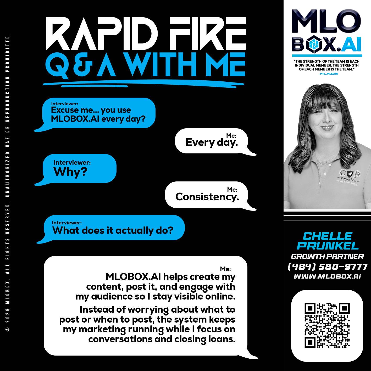 RAPID Q&A - Chelle Prunkel -Senior Mortgage Loan Officer