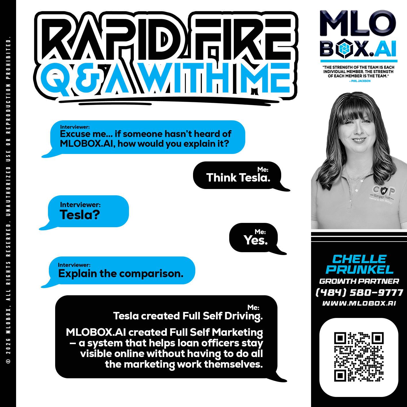RAPID FIRE Q&A - Chelle Prunkel -Senior Mortgage Loan Officer