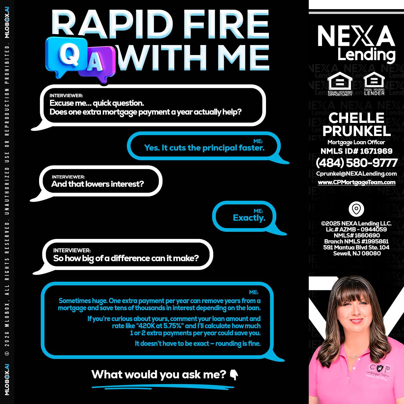 RAPID Q&A - Chelle Prunkel -Senior Mortgage Loan Officer