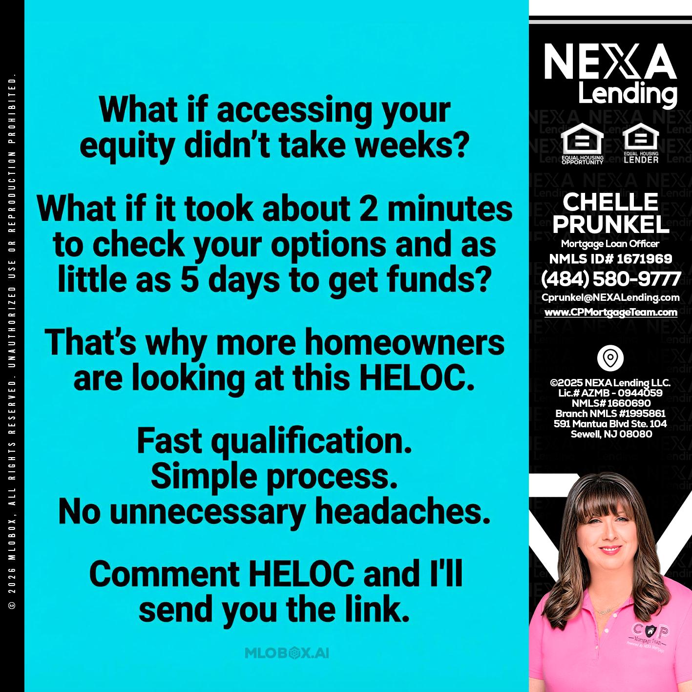 what if - Chelle Prunkel -Senior Mortgage Loan Officer