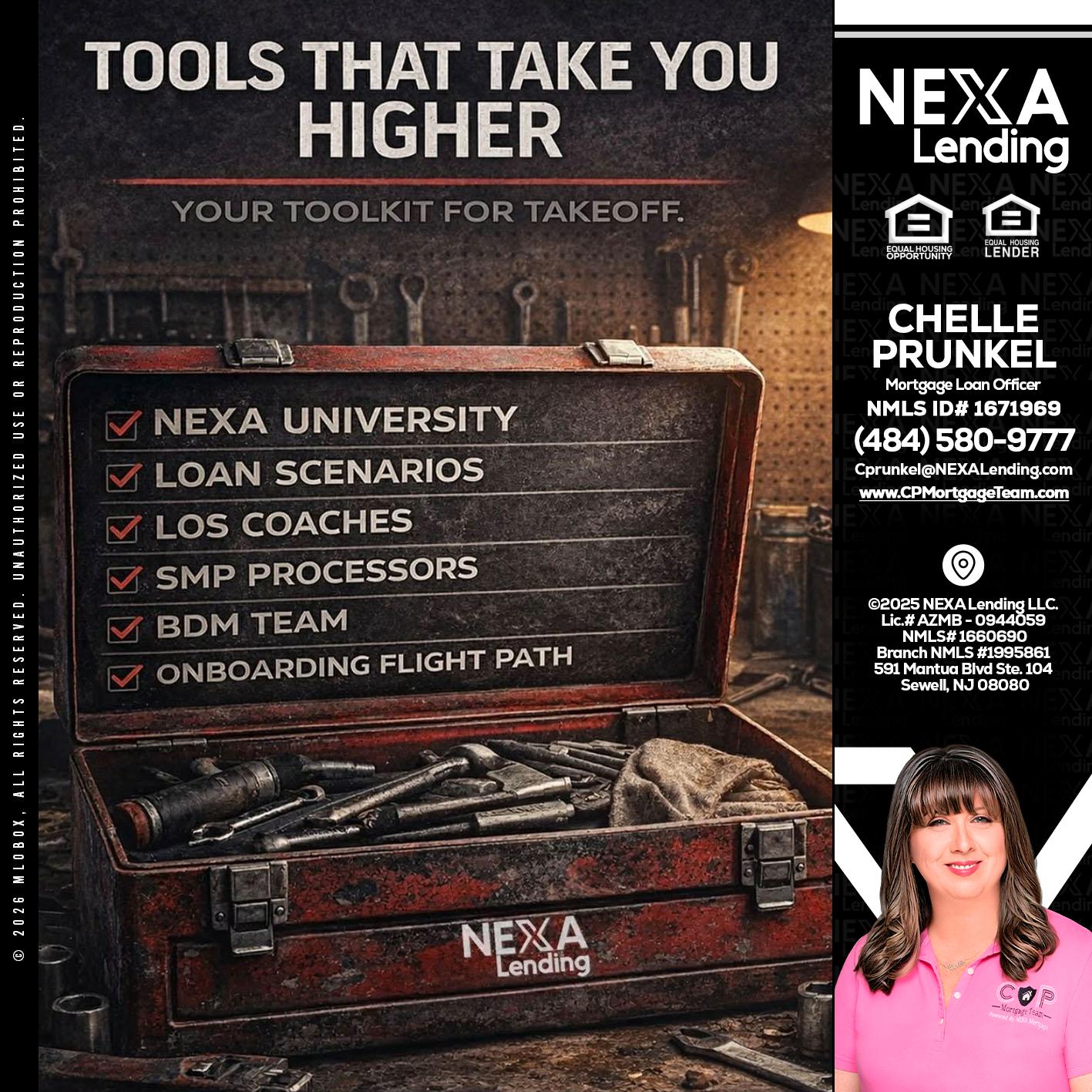 TOOLS THAT - Chelle Prunkel -Senior Mortgage Loan Officer