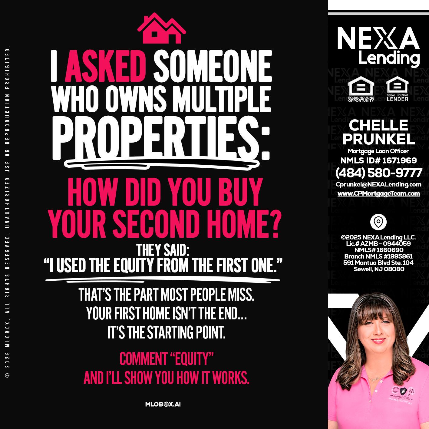 I ASKED SOMEONE - Chelle Prunkel -Senior Mortgage Loan Officer