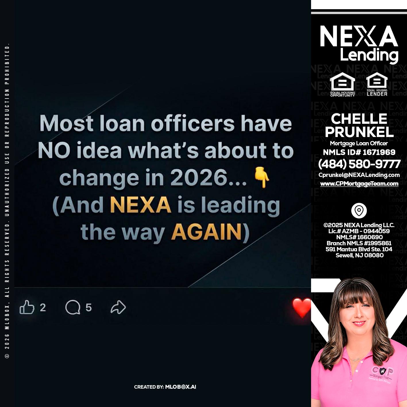 most loan officers - Chelle Prunkel -Senior Mortgage Loan Officer