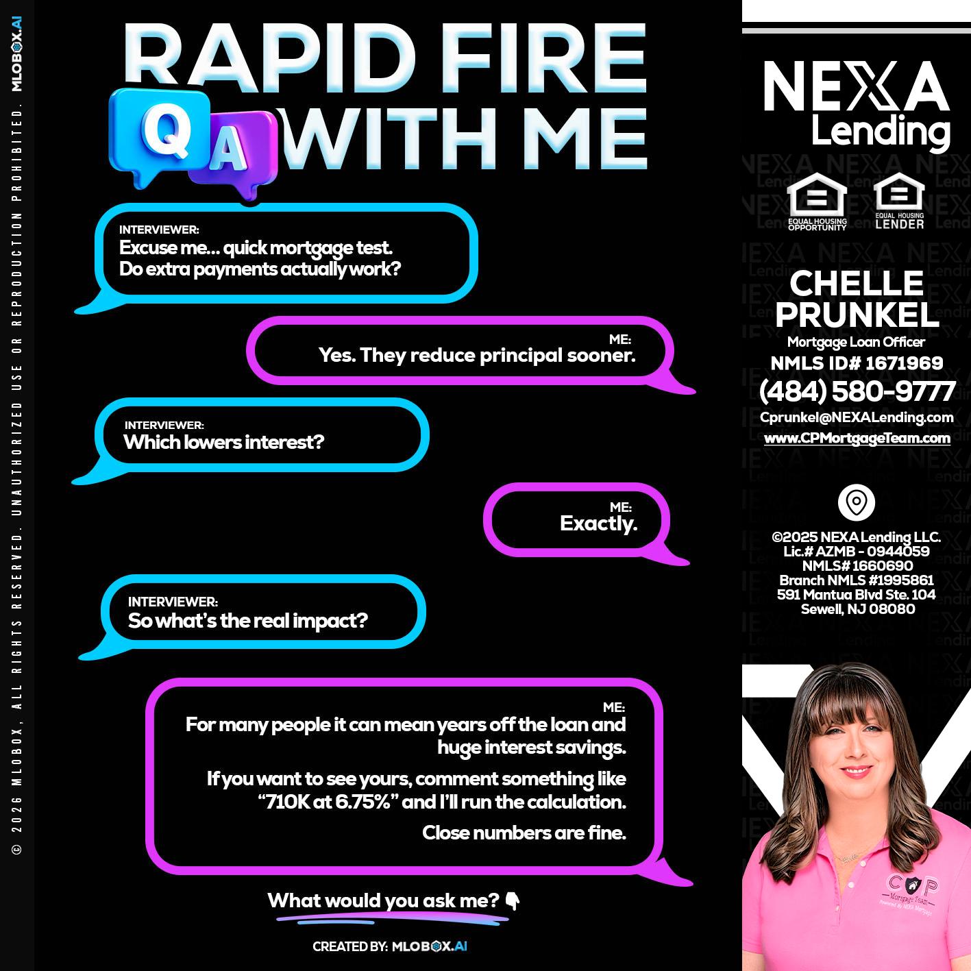 RAPID QA - Chelle Prunkel -Senior Mortgage Loan Officer