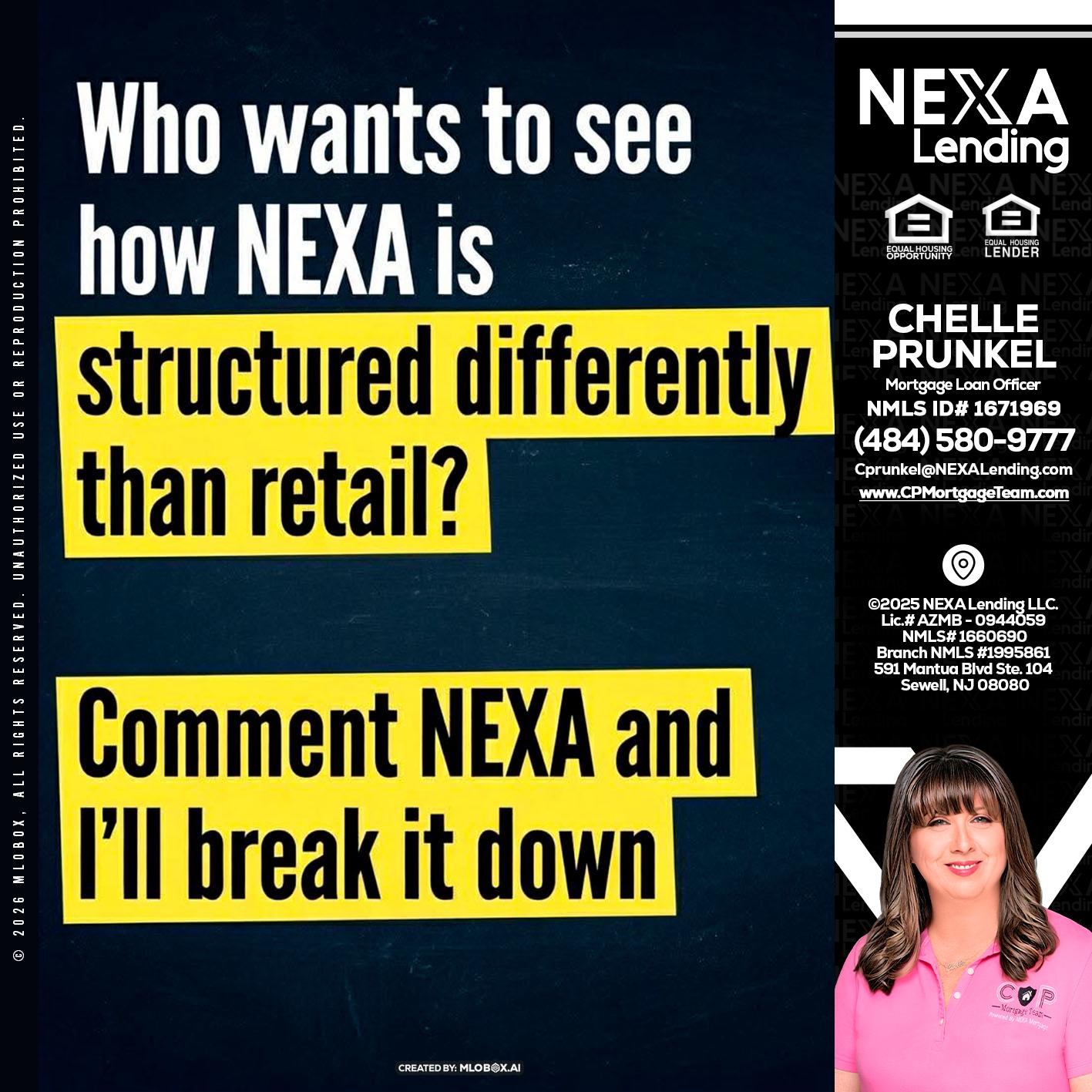 who want to see - Chelle Prunkel -Senior Mortgage Loan Officer