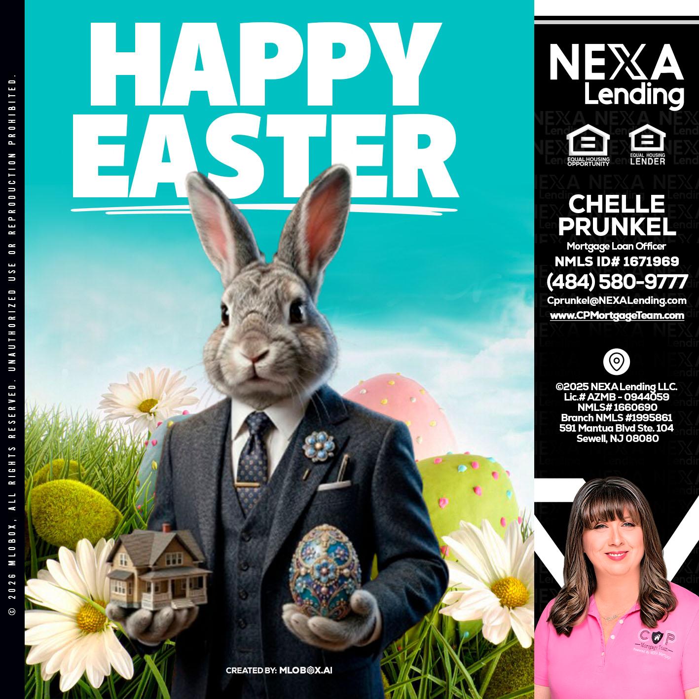 HAPPY EASTER - Chelle Prunkel -Senior Mortgage Loan Officer