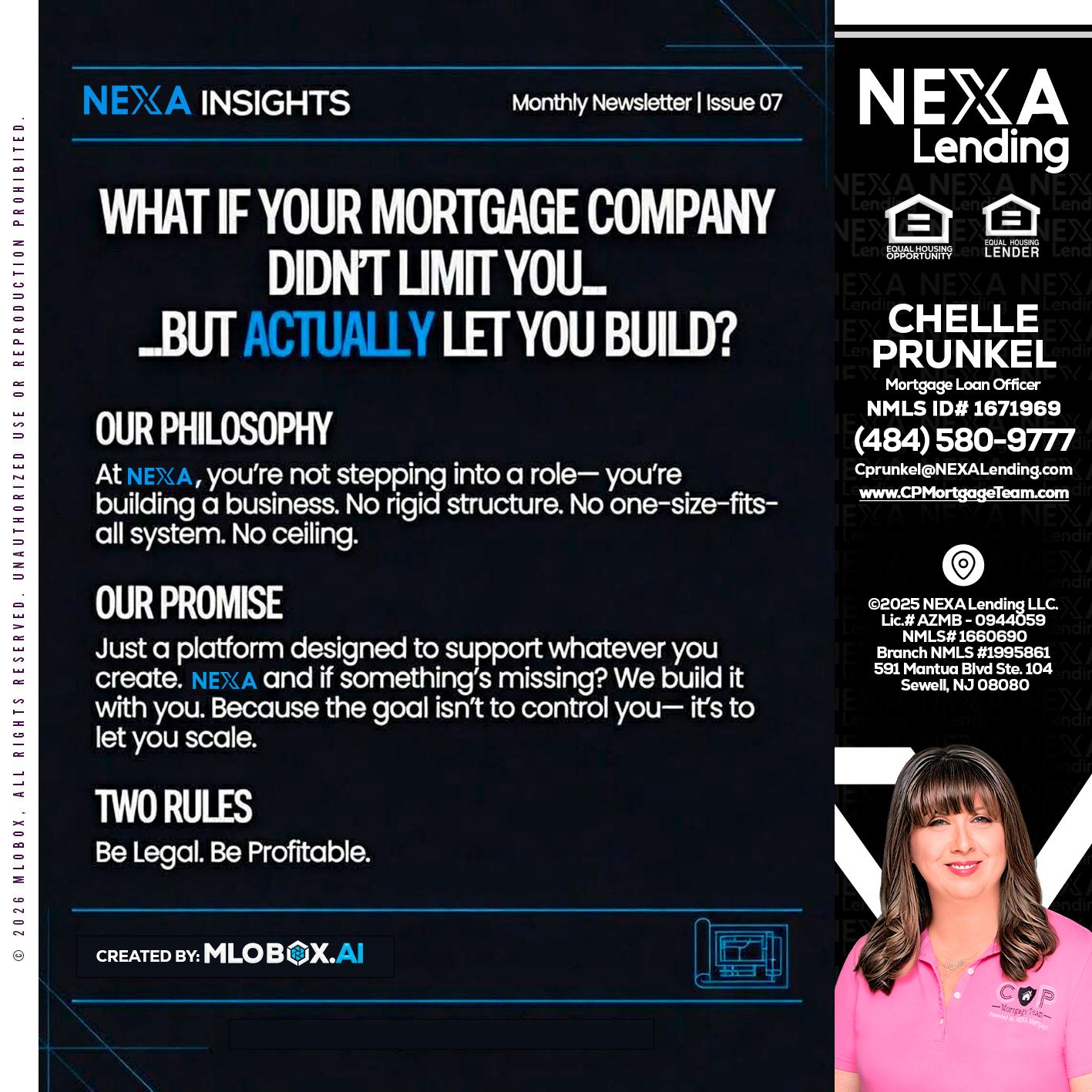 NEXA INSIGHTS - Chelle Prunkel -Senior Mortgage Loan Officer