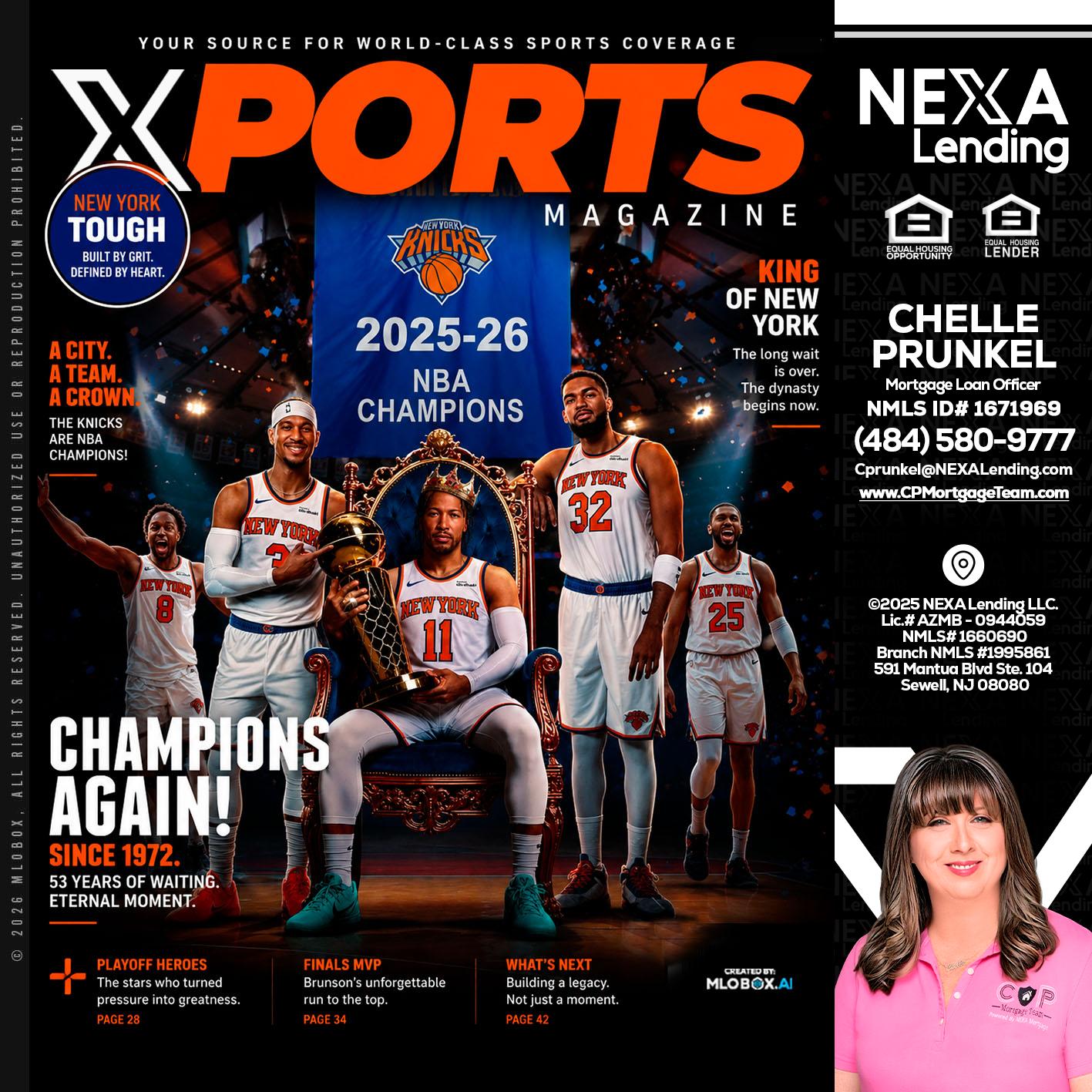 XPORTS MAGAZINE - Chelle Prunkel -Senior Mortgage Loan Officer