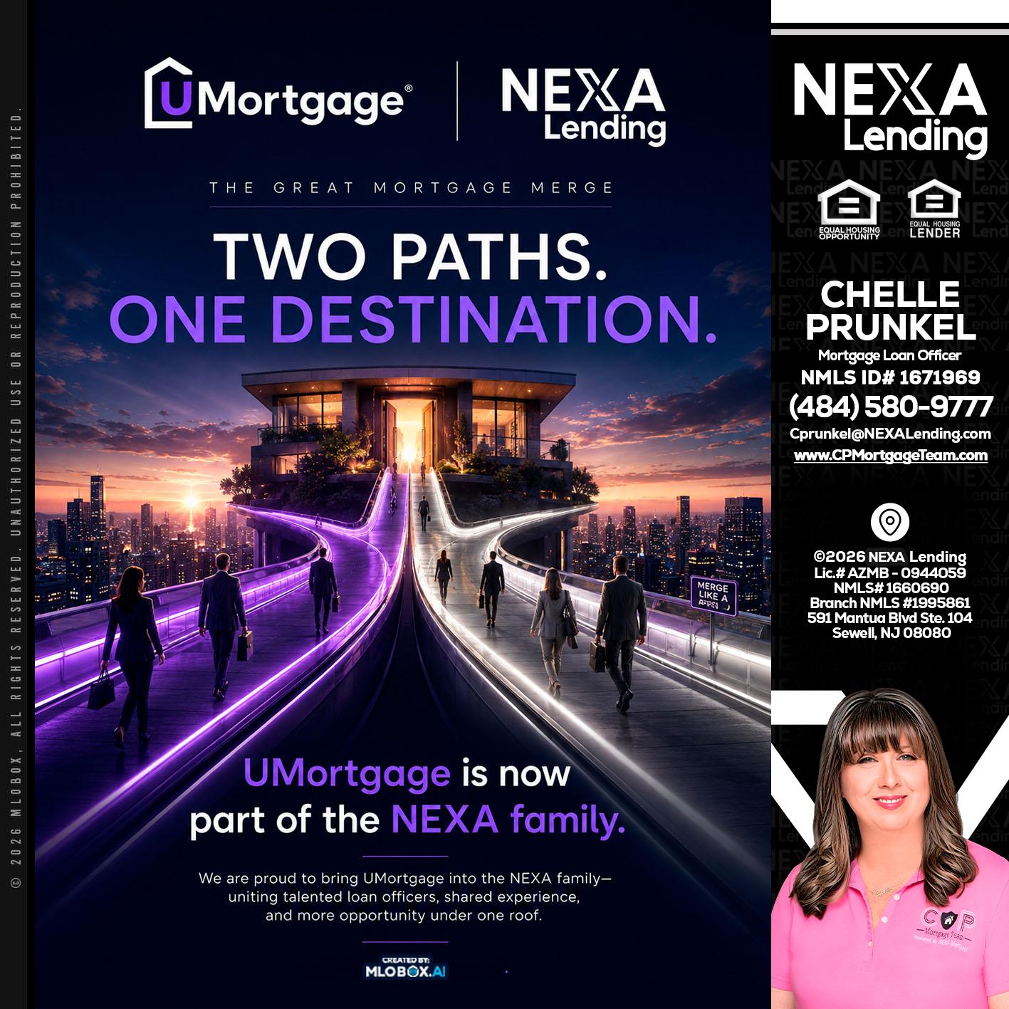 two path - Chelle Prunkel -Senior Mortgage Loan Officer