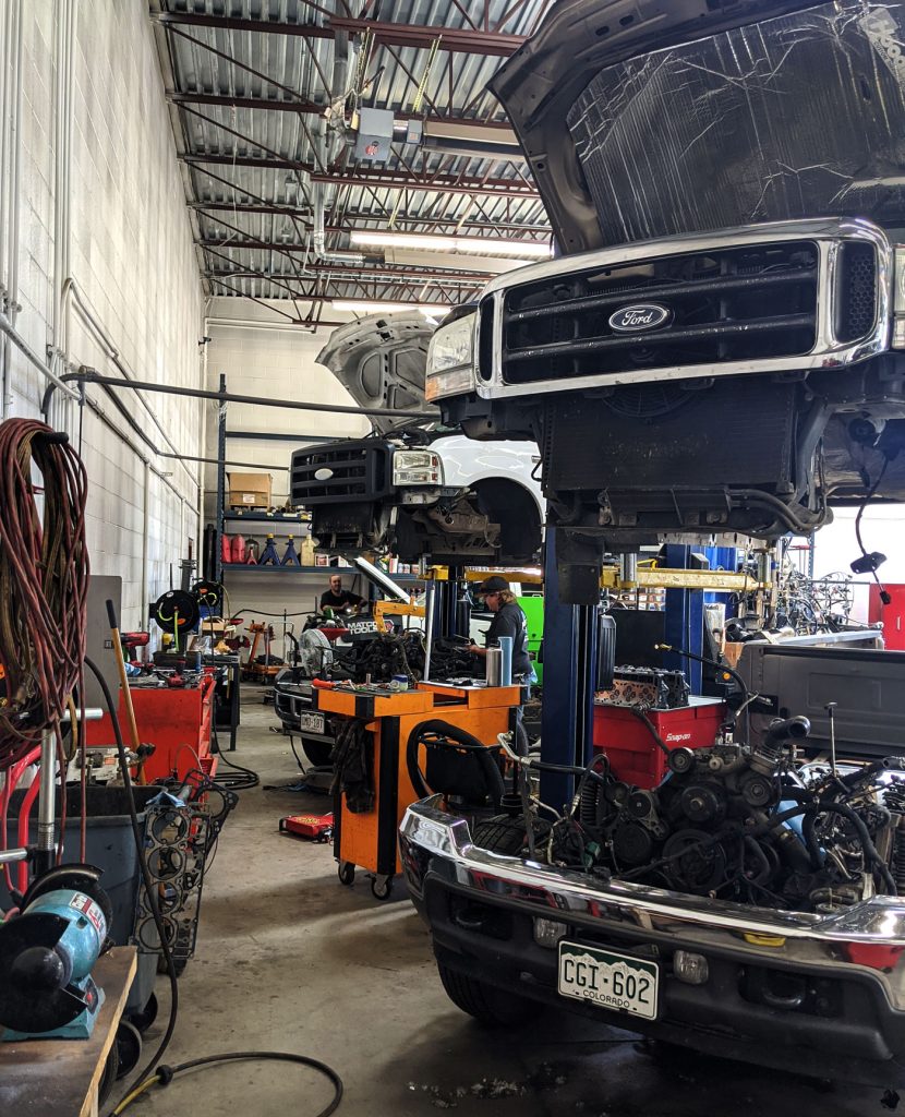 Interior of Big Thompson Diesel