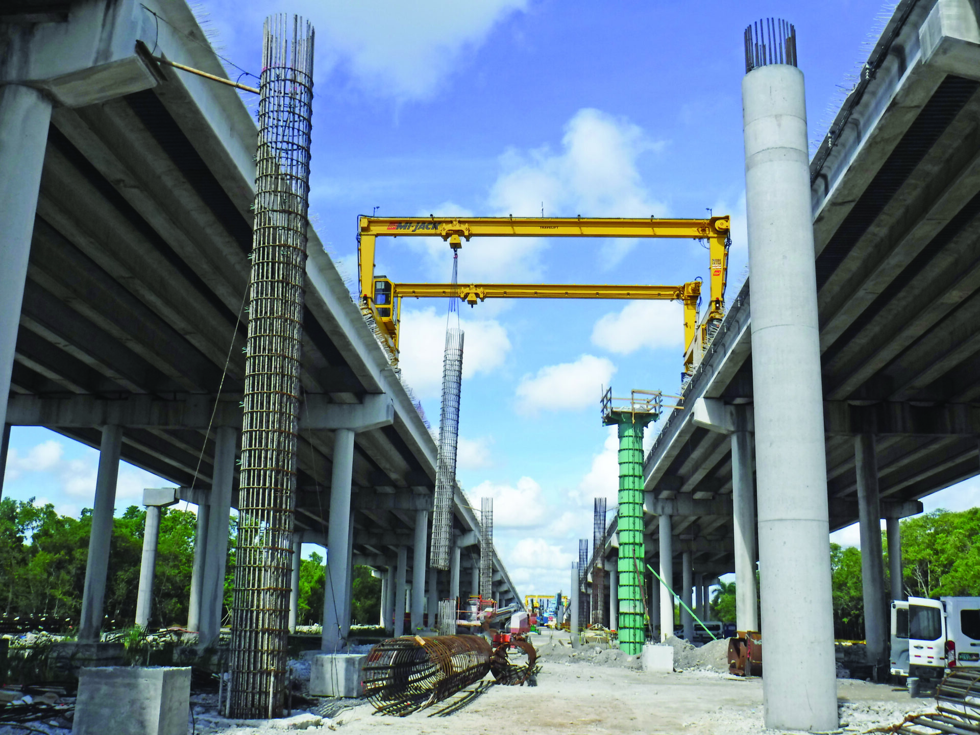 Travelift MJ55HD | Rubber Tire Gantry Crane | Mi-Jack