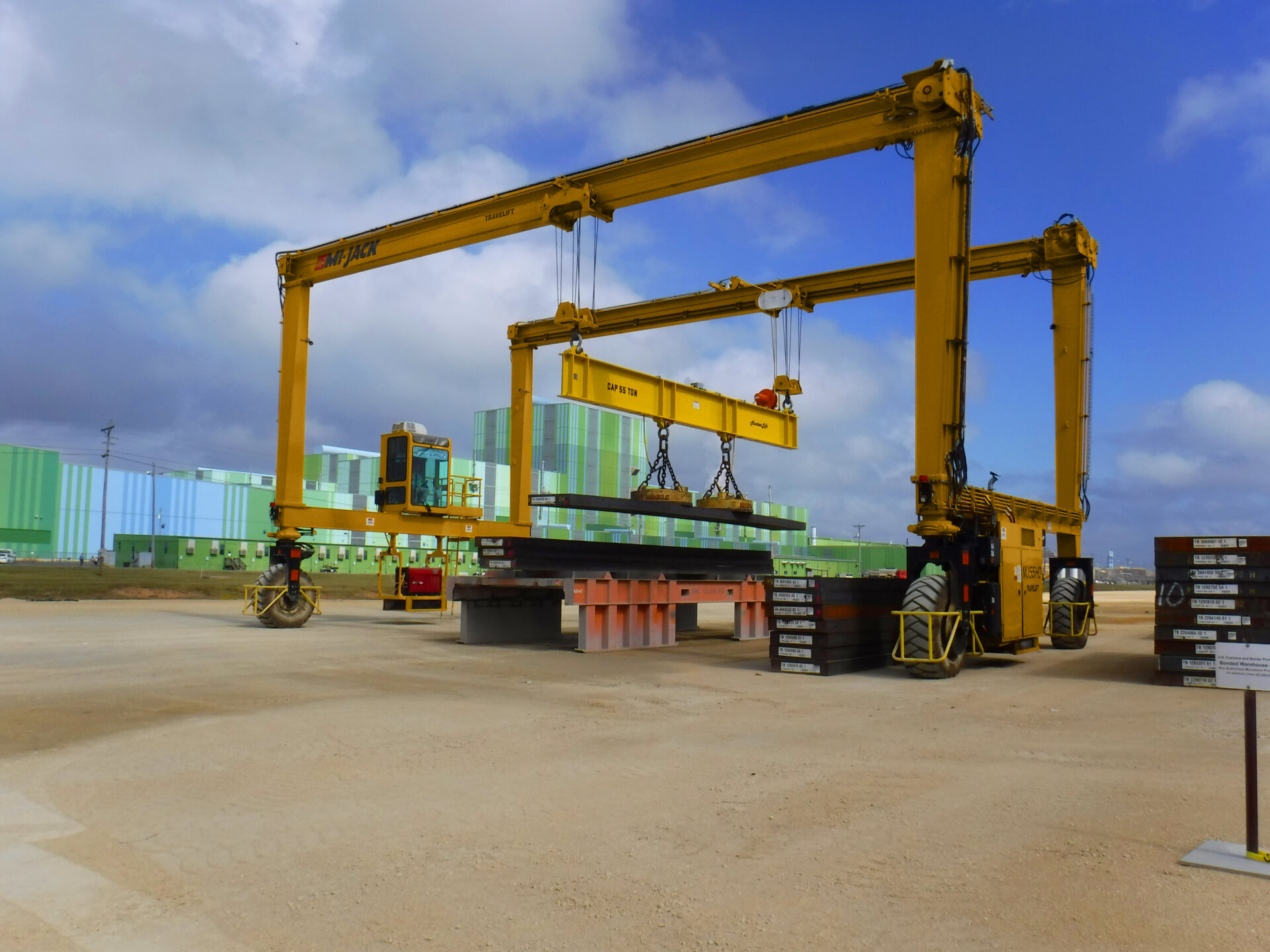 Travelift MJ55HD | Rubber Tire Gantry Crane | Mi-Jack