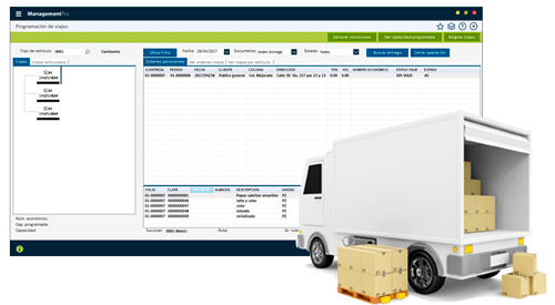 Módulo de Logística y Distribución del Sistema ERP ManagementPro