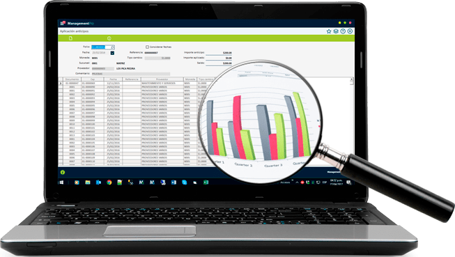 Módulo Financiero del Sistema ERP ManagementPro