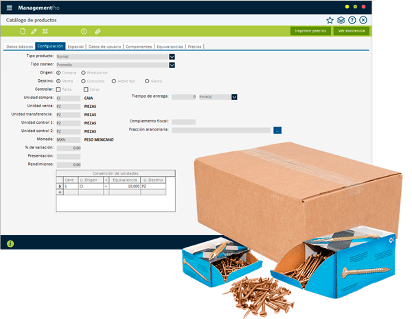 Sistema ERP Inventarios
