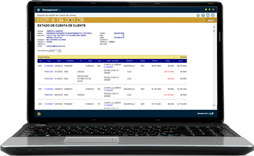 Sistema ERP Finanzas