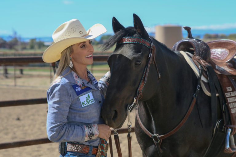 Amy Jo Reisdorfer with horse