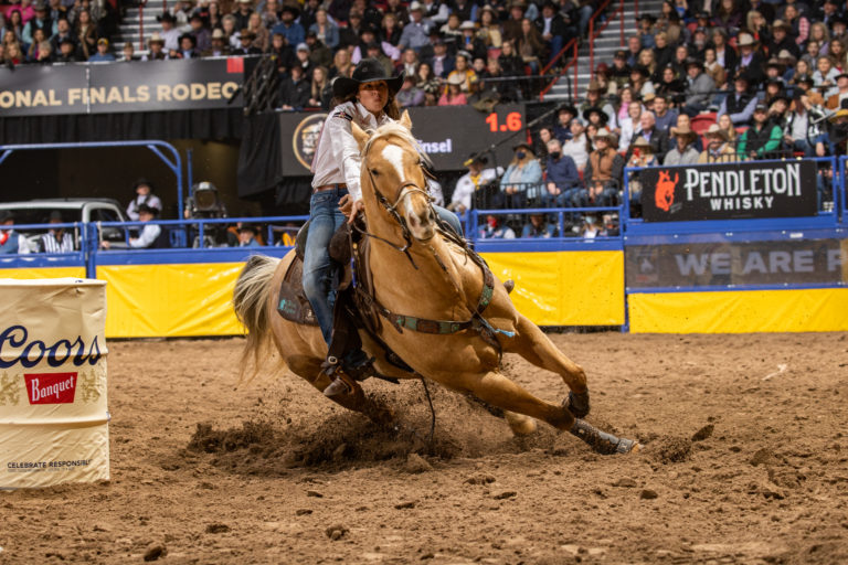 Hailey Kinsel and Sister at the NFR.