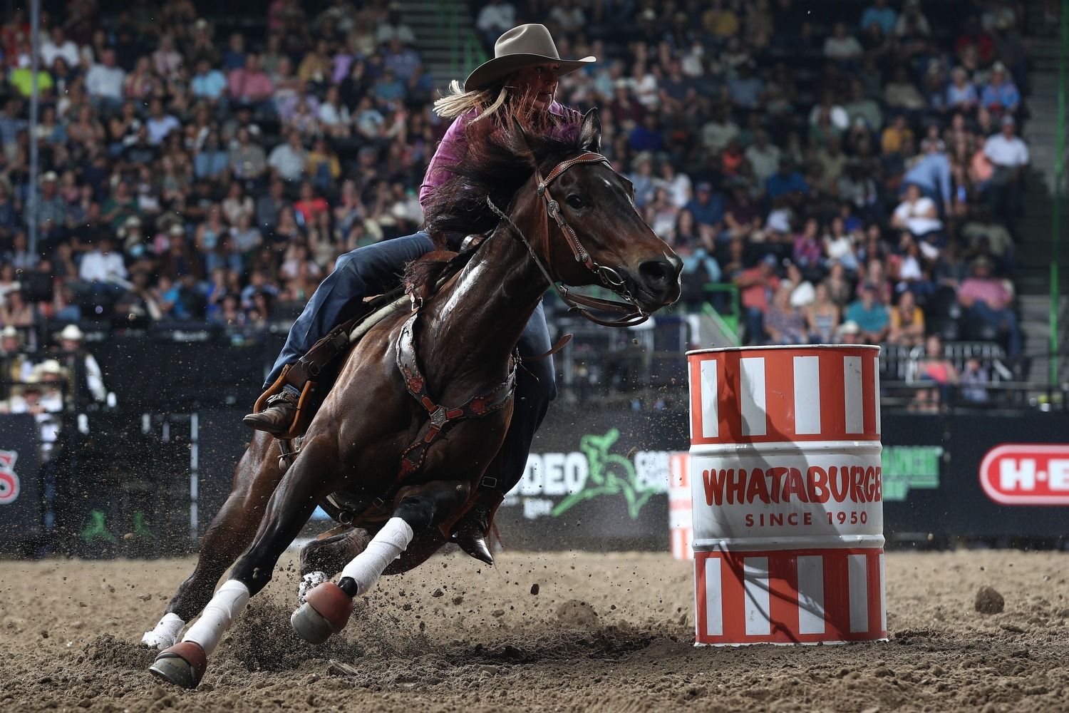 Tiffani Sonnier Barrel Racing in Corpus Christi