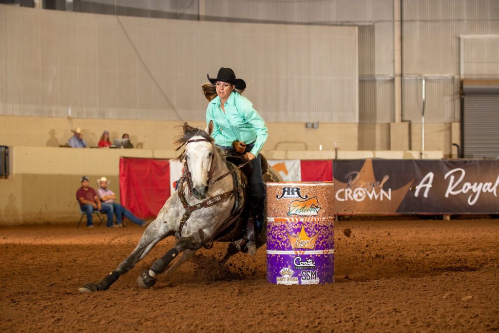 Kassie Mowry Barrel Racing at Royal Crown in Waco