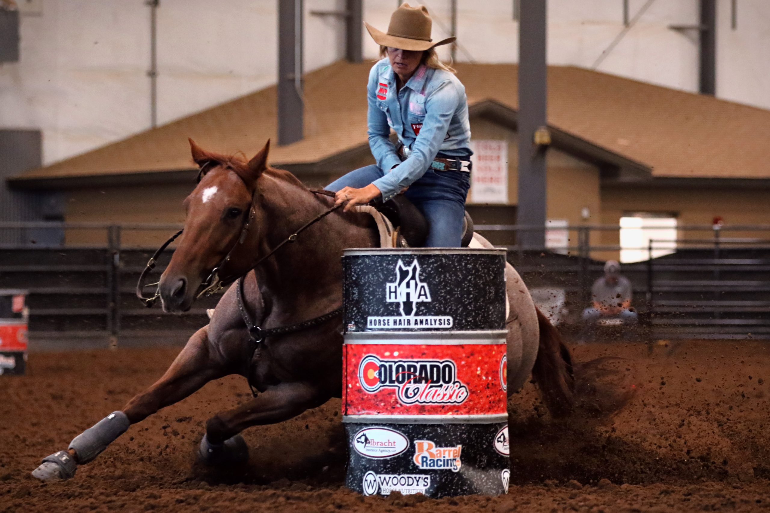 Ashley Schafer barrel racing