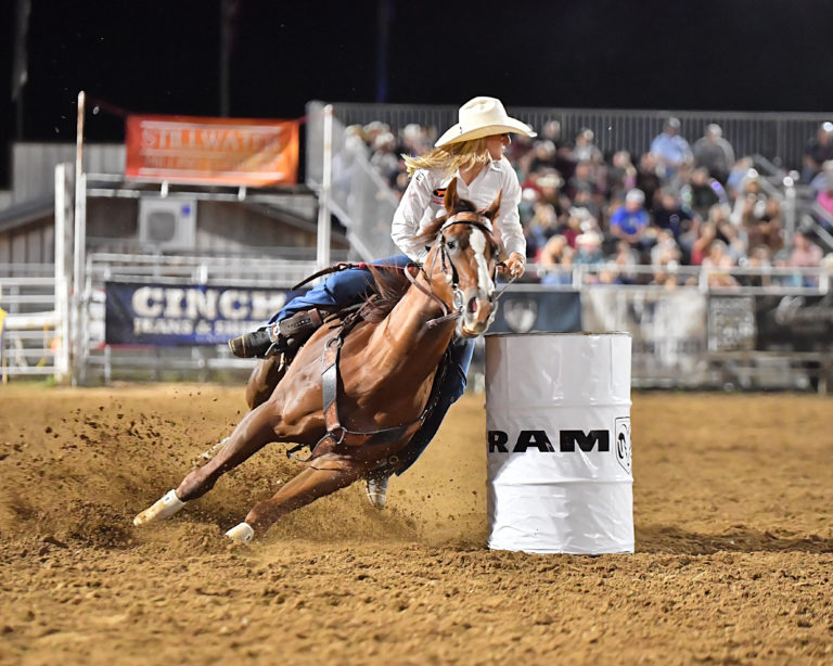 Laura Mote Barrel Racing in Claremore, Oklahoma