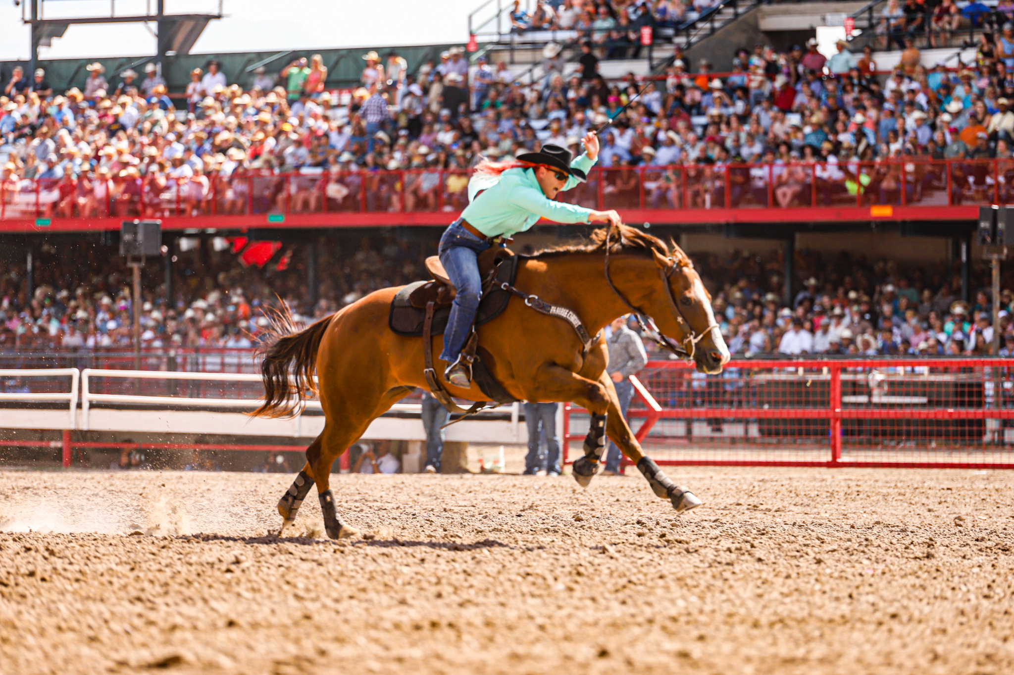 Leslie Smalygo Cheyenne Frontier Days Barrel Racing