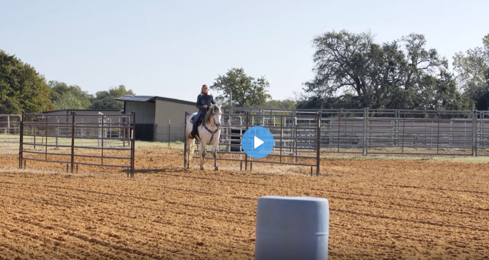 Cheyenne Wimberley talks through first barrel drills