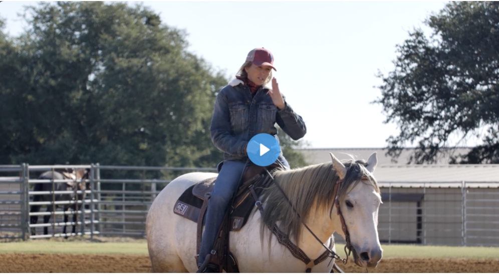 cheyenne wimberley demonstrates easy drills to practice barrel racing drill