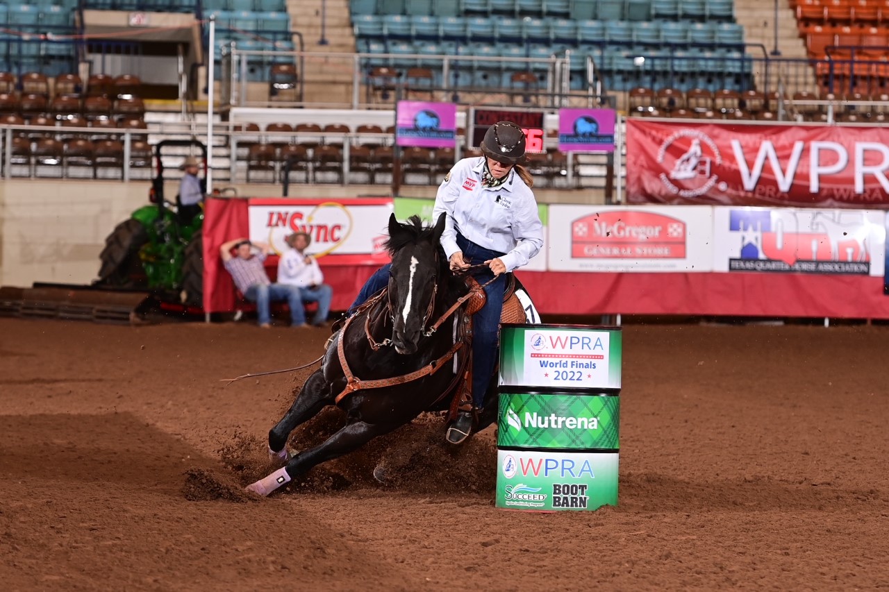 Dena Kirkpatrick WPRA world finals barrel racing