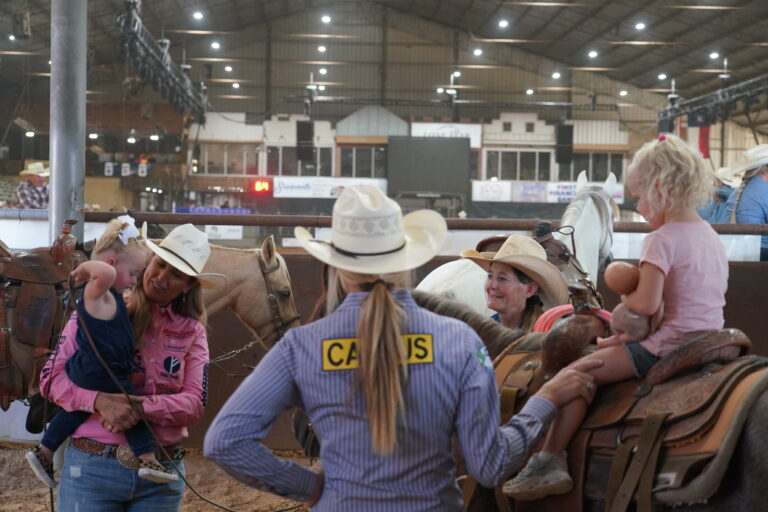 Moms at rodeo