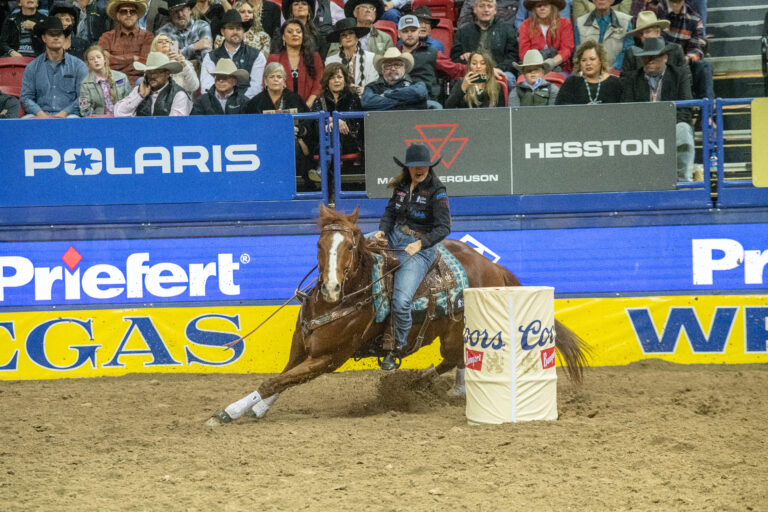 Jordon Briggs leads the 2022 WPRA barrel racing standings