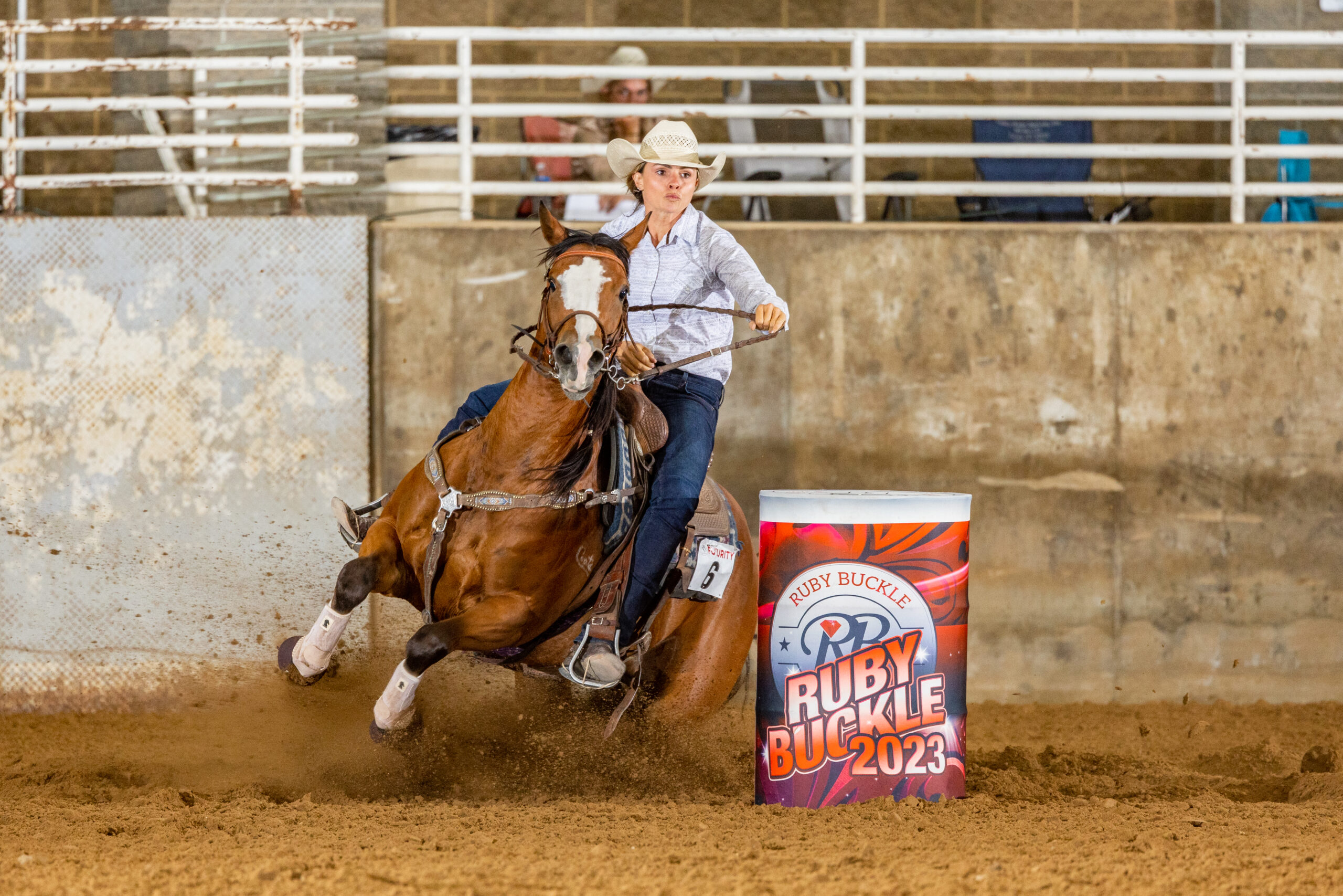 Shyann Lucas barrel racing