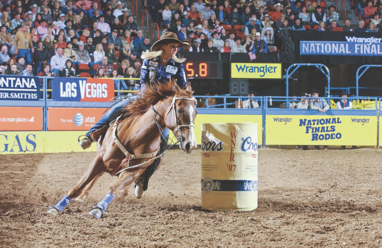 Sherrylynn Johnson barrel racing