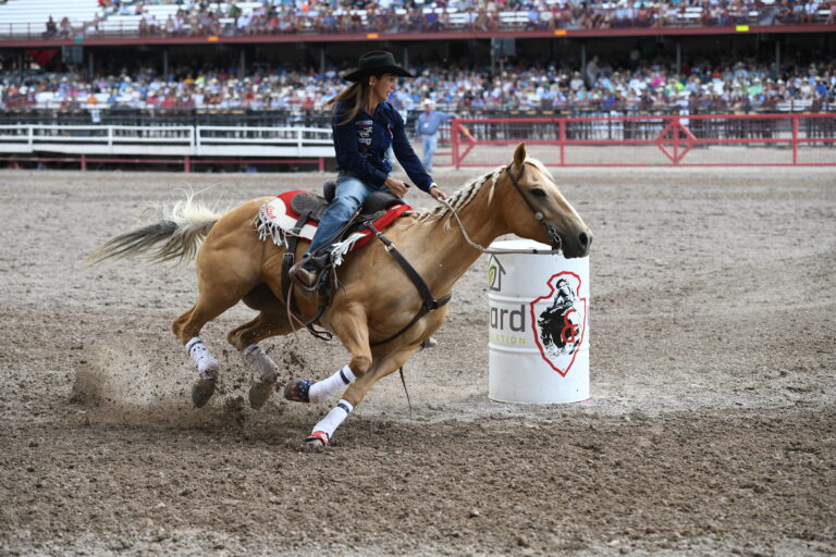 Jessica Routier at Cheyenne Frontier Days.