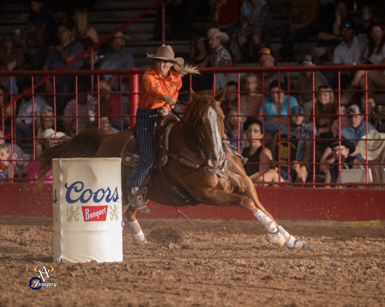 Sissy Winn barrel racing