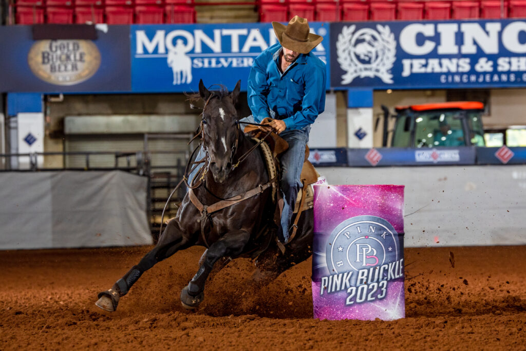 Brandon Cullins barrel racing