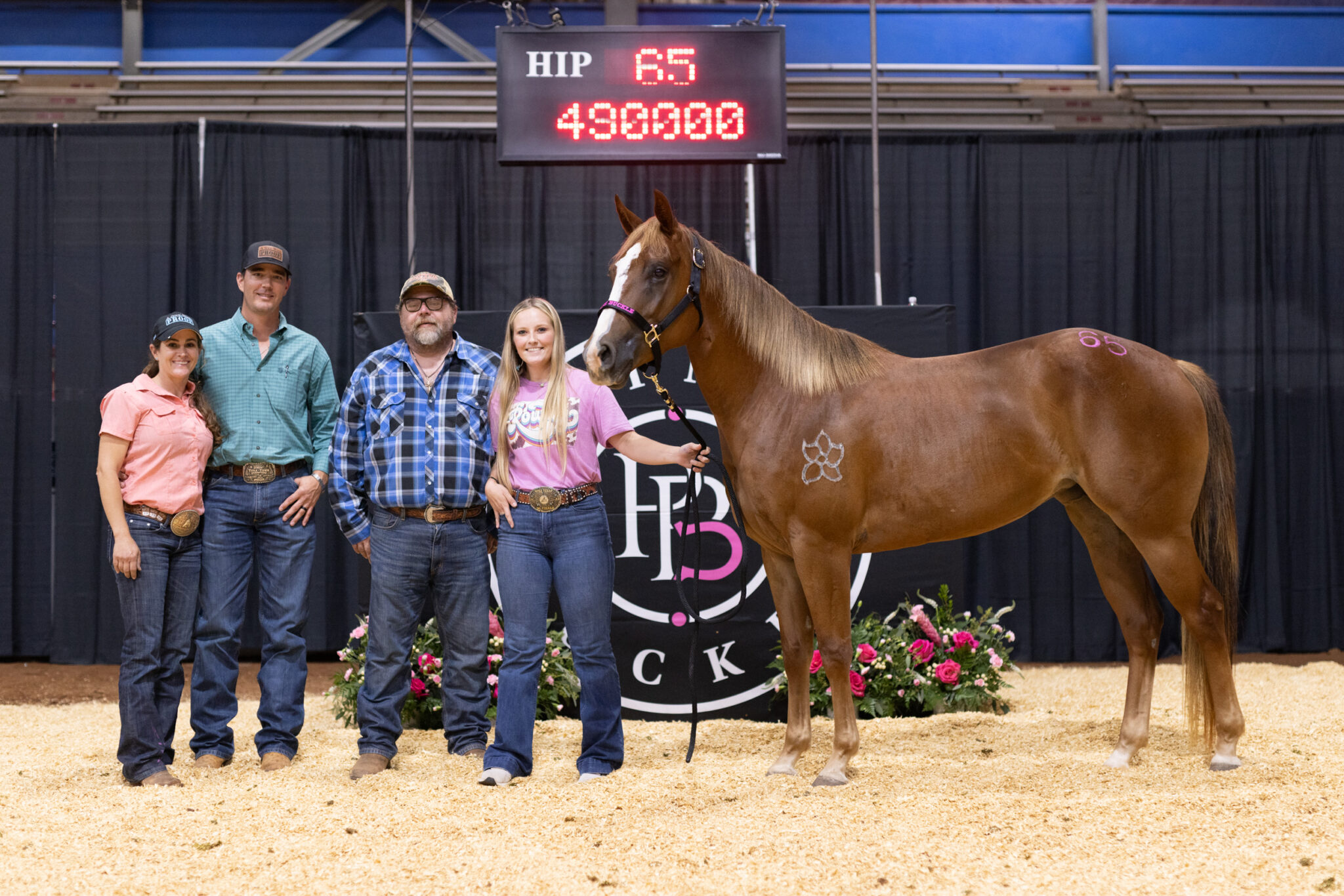 Brittany Pozzi Tonozzi Has Dream 2023 Pink Buckle Barrel Race