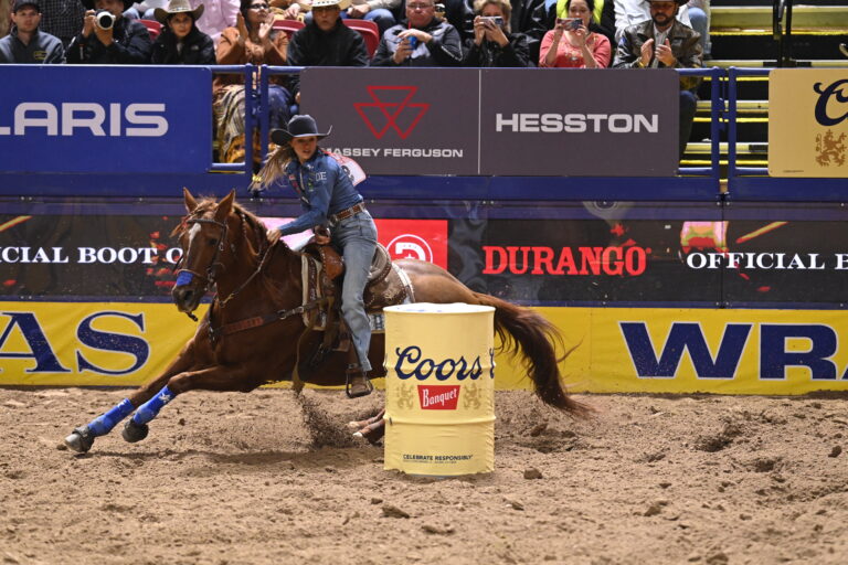 Stevi Hillman NFR barrel racing