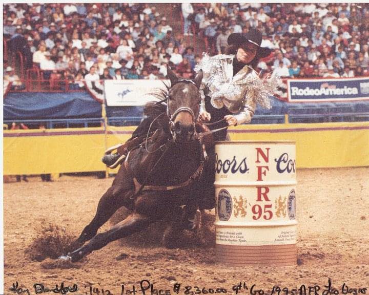 Kay Blandford at the 1995 NFR.