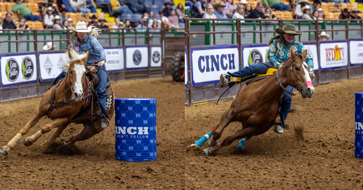 Resistol Rookie Roundup Alyssa MacDonald and Julie Plourde