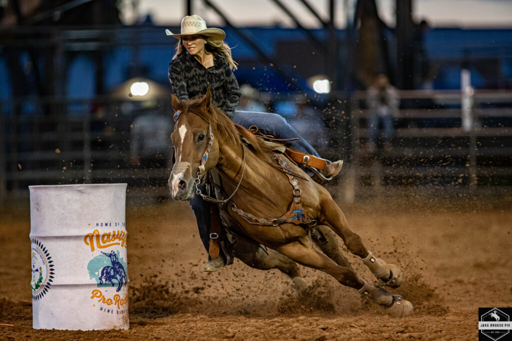 Halyn Lide and Keeper barrel racing