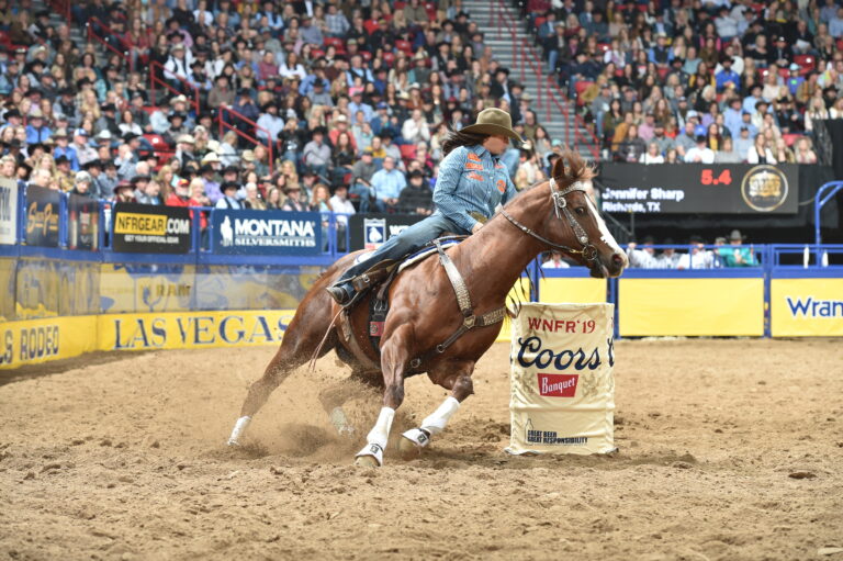 Jennifer Sharp barrel racing