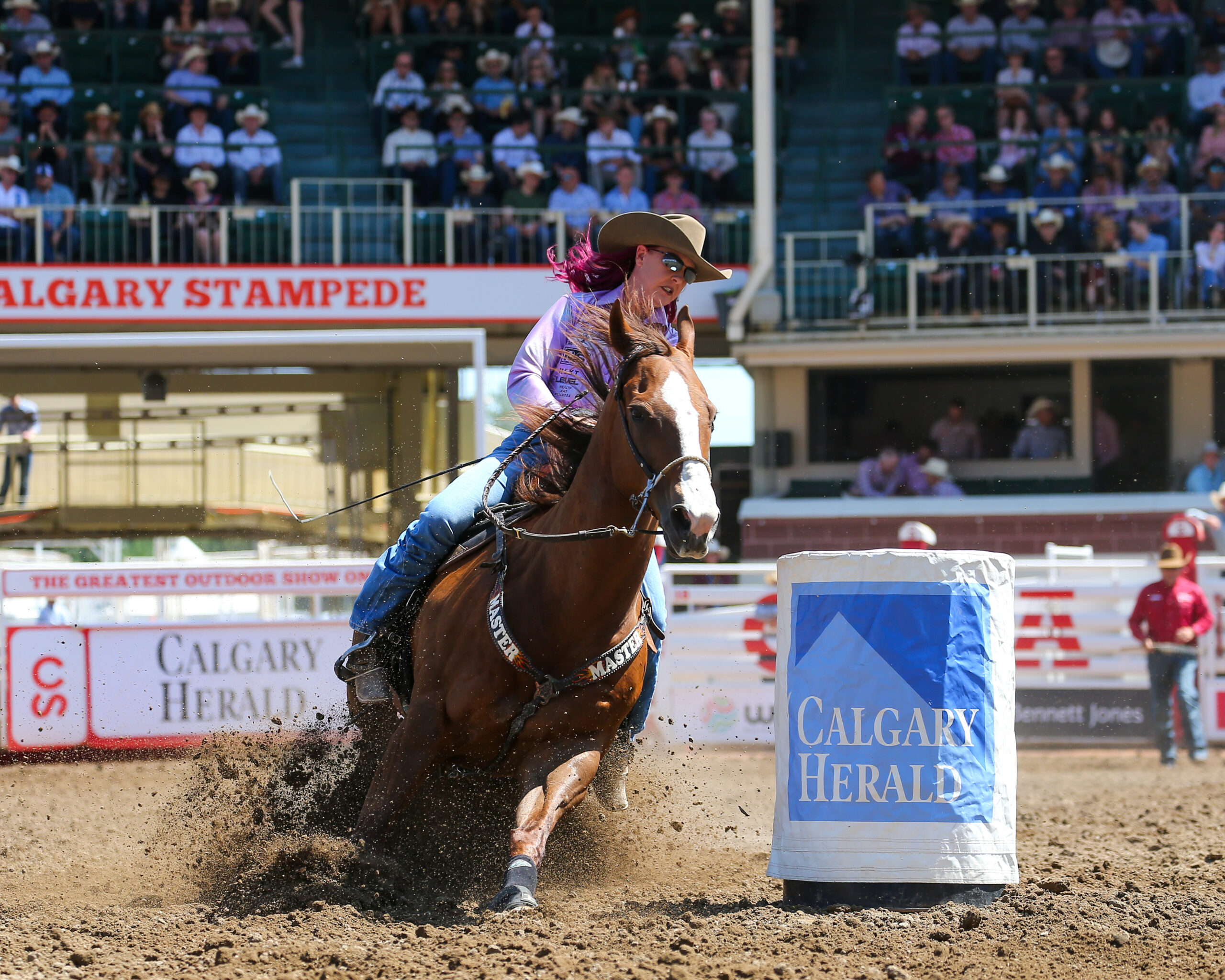 Leslie Smalygo and Gus Calgary Stampede