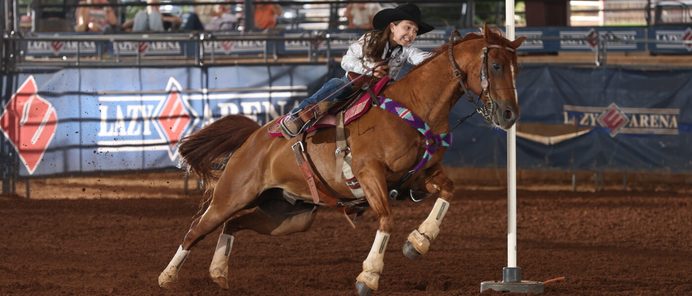Dusky Lynn Hall pole bending at WCJR