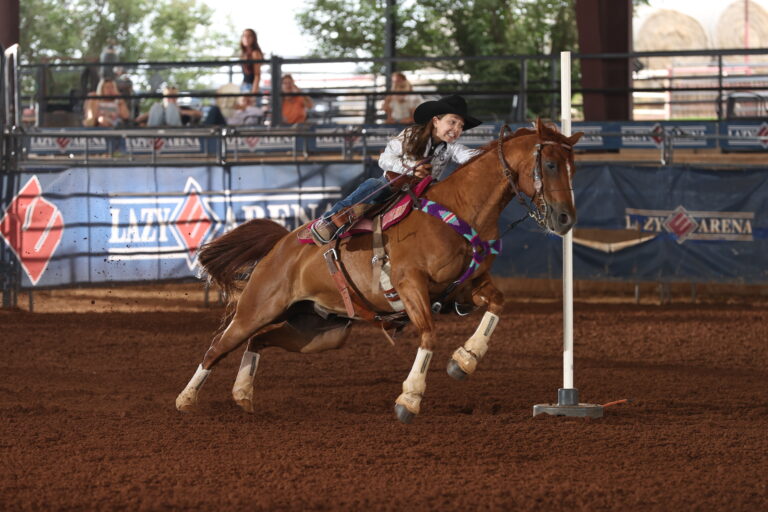 Dusky Lynn Hall pole bending at WCJR