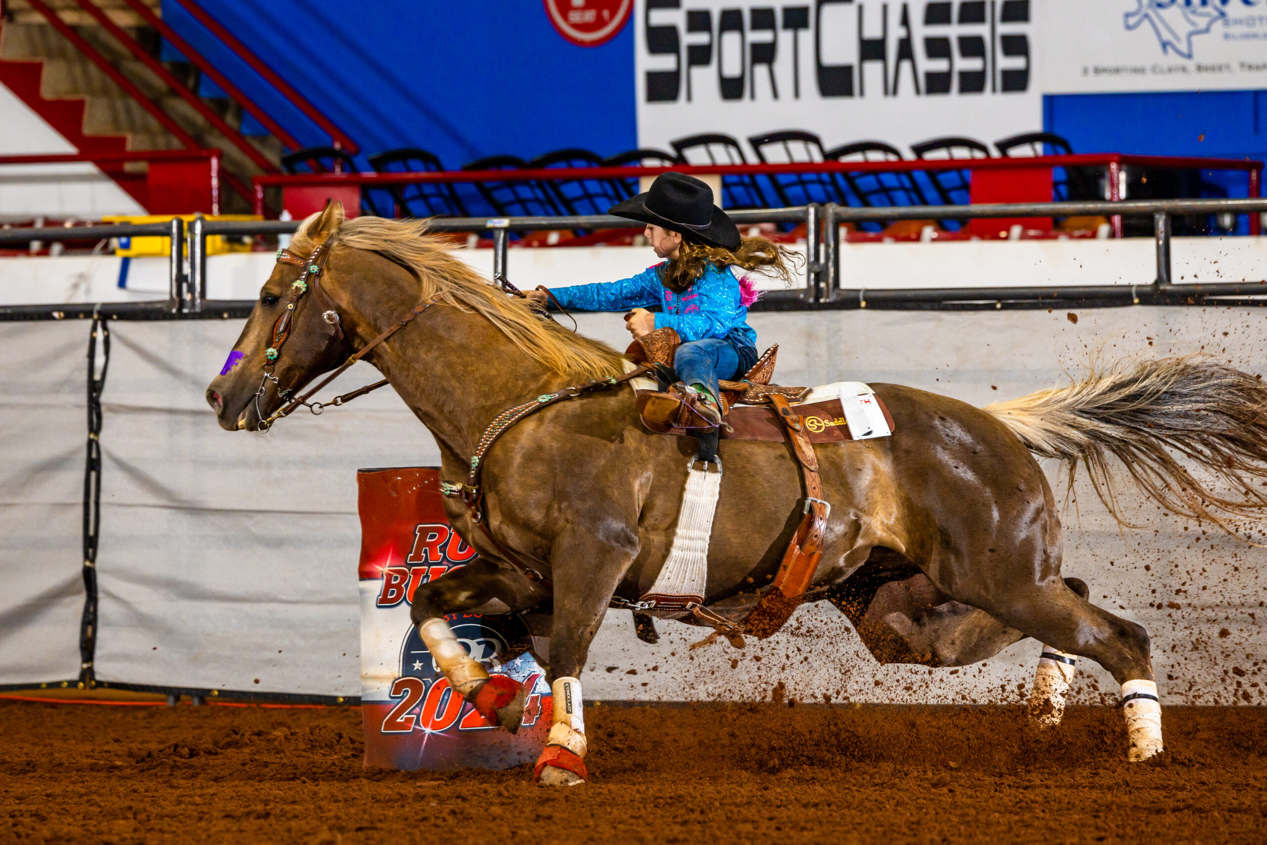 Dusky Lynn hall barrel racing