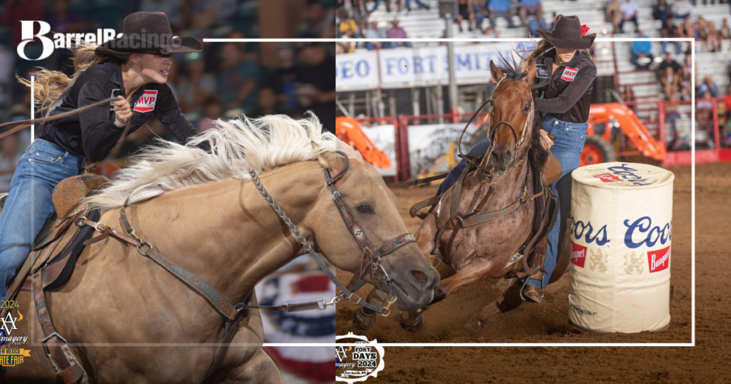 Oceane Veilleux barrel racing