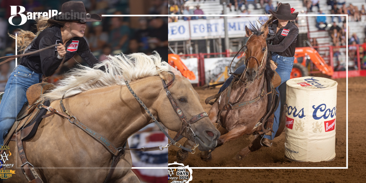Oceane Veilleux barrel racing